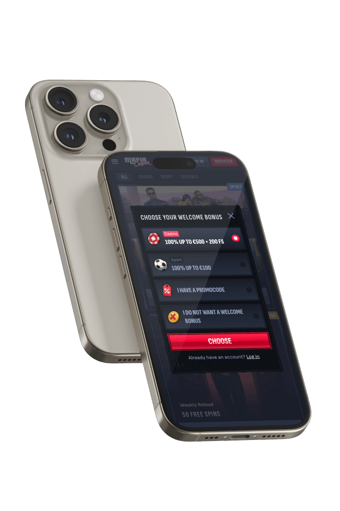Mafia Casino app — aplikacja mobilna kasyna